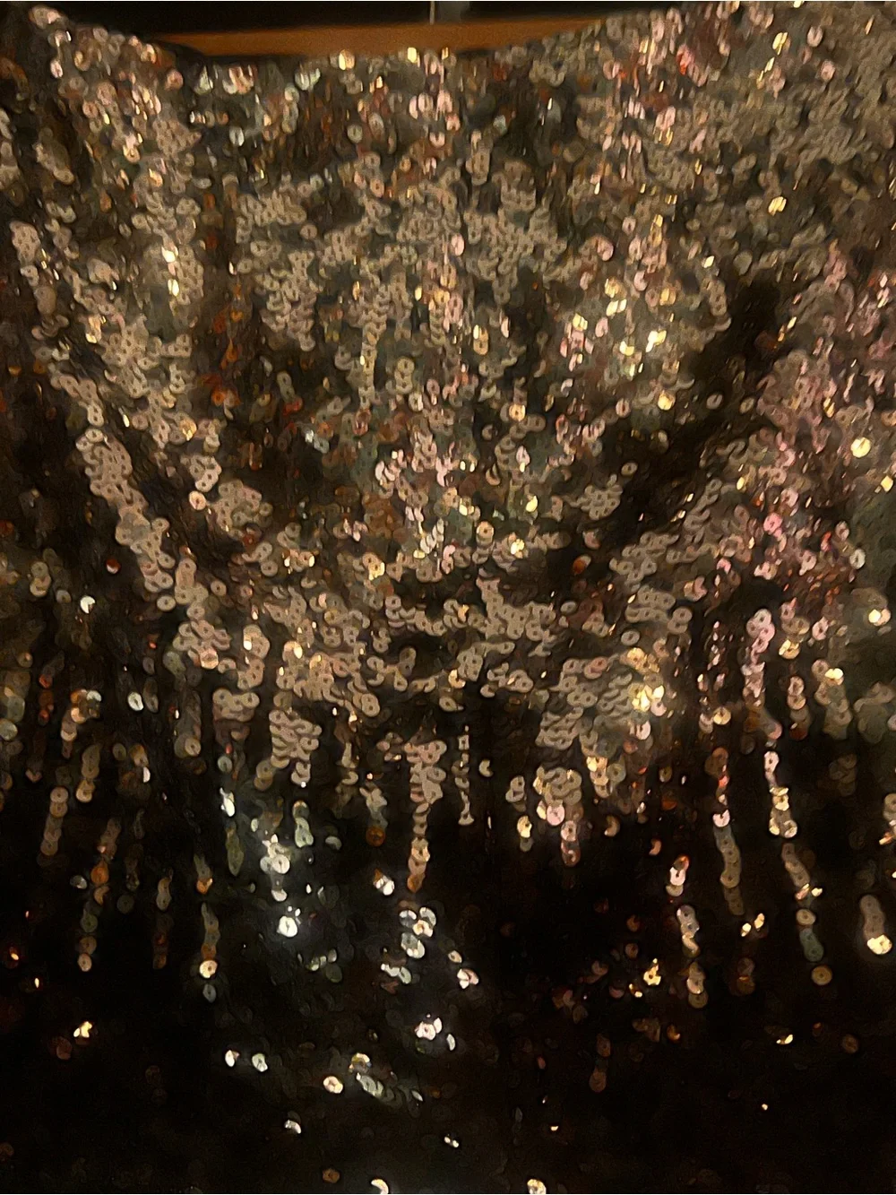 Black Sequin Mini Skirt - Evening Sparkle